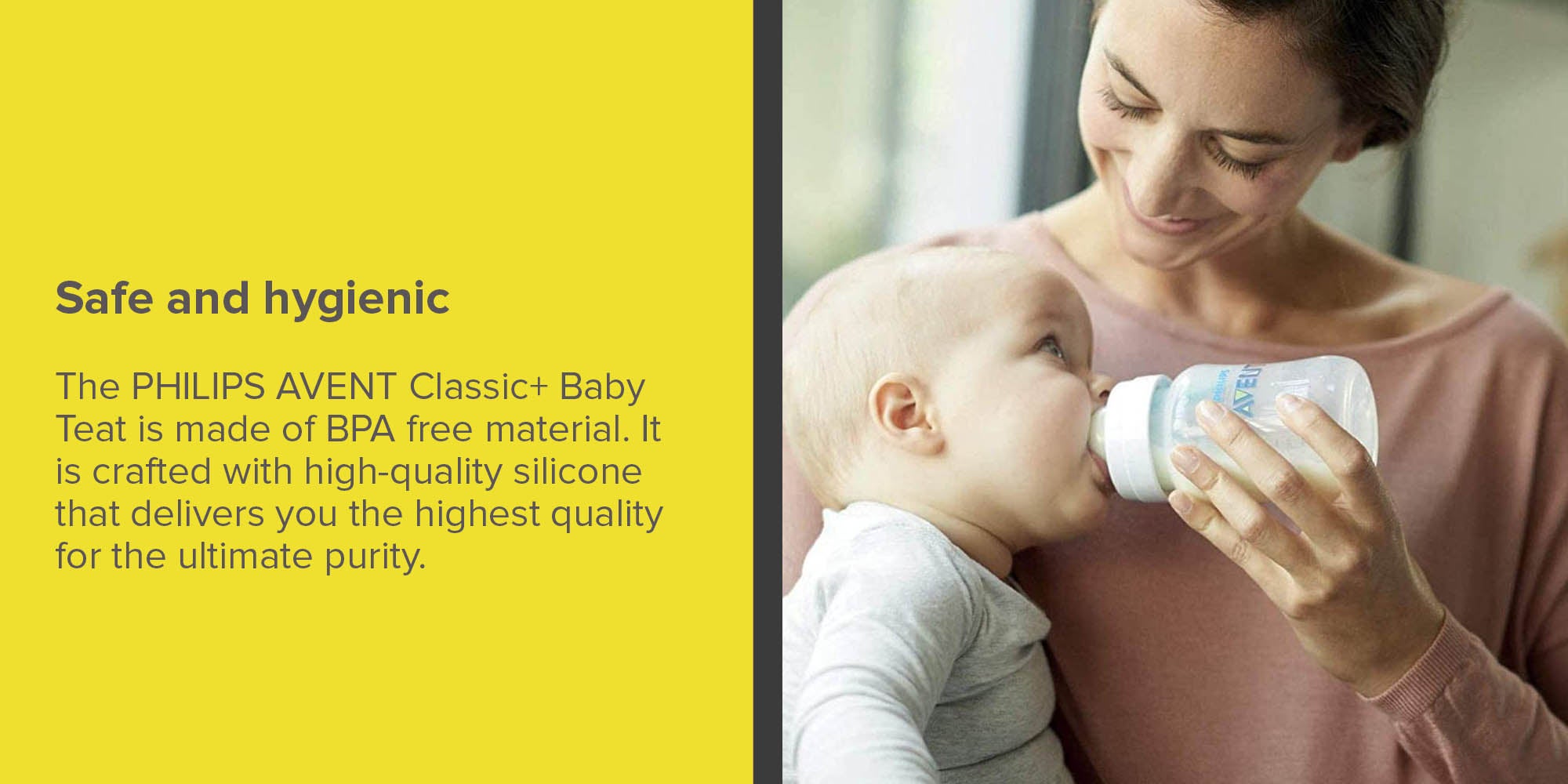 Pack Of 2 Classic Plus Baby Teat, 0 Months+