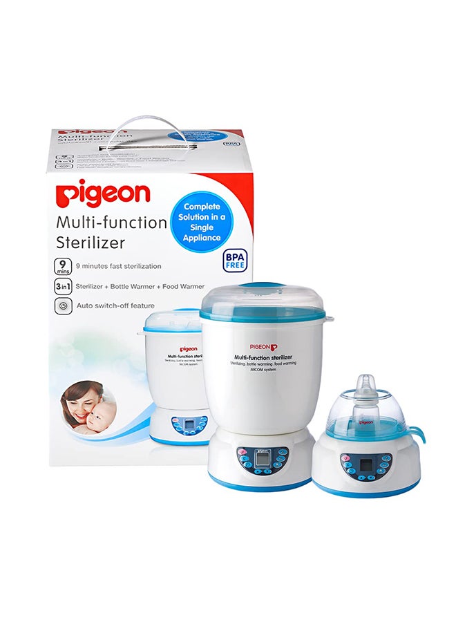 3 In –1 Piece Multi-function Sterilizer Set - Blue/White