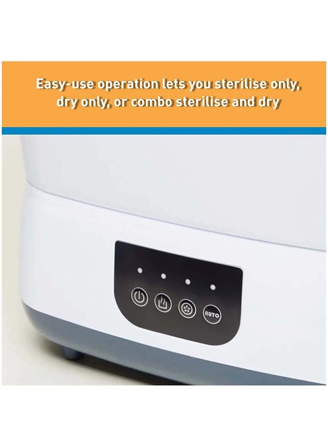 Electric Sterilizer And Dryer With Hepa Air Filter , 1 Extra Filter, Type G Plug