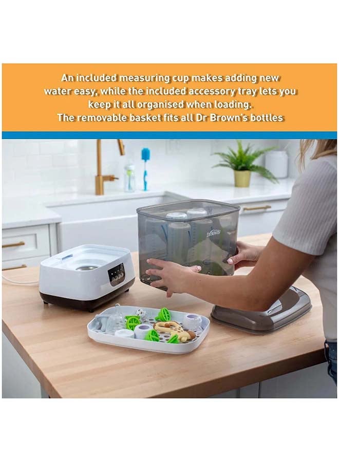 Electric Sterilizer And Dryer With Hepa Air Filter , 1 Extra Filter, Type G Plug