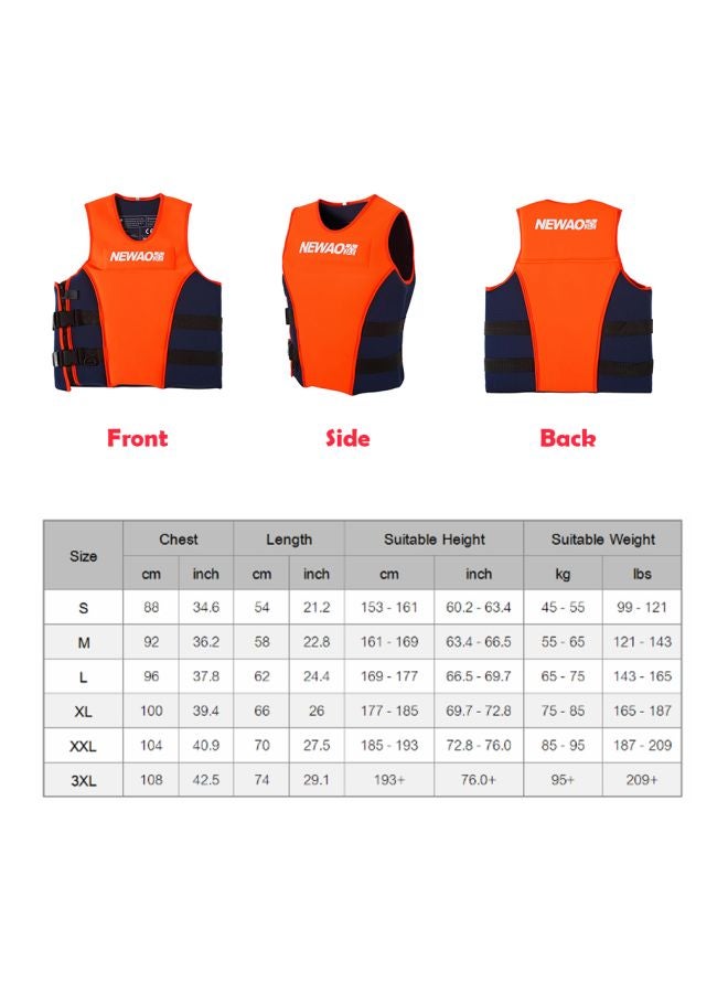 Neoprene Safety Life Vest 44cm