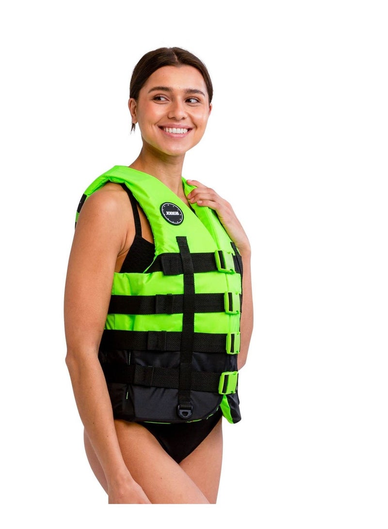 Jobe 4 Buckle Life Vest Lime Unisex fit