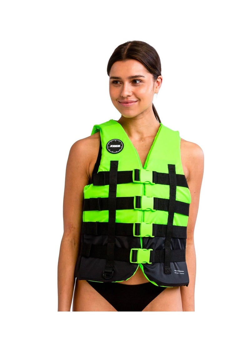 Jobe 4 Buckle Life Vest Lime Unisex fit