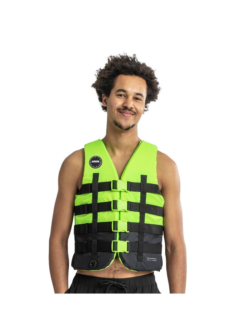 Jobe 4 Buckle Life Vest Lime Unisex fit