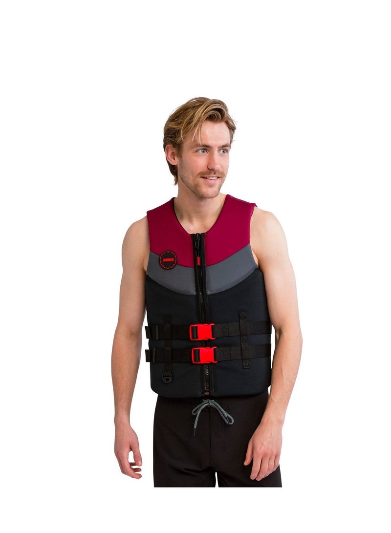 Jobe Neoprene Life Vest Men Burgundy Red