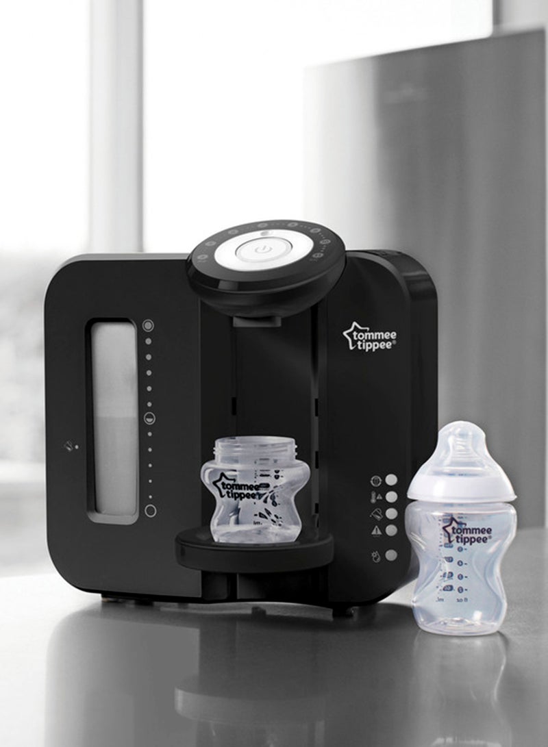 Perfect Prep Machine, Instant And Fast Baby Bottle Maker With Antibacterial Filter, Black