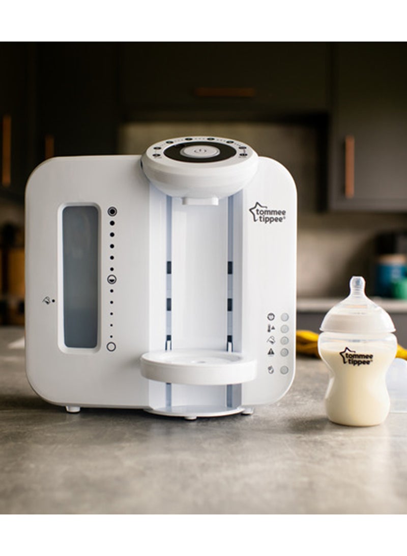 Perfect Prep Machine, Instant And Fast Baby Bottle Maker With Antibacterial Filter, White