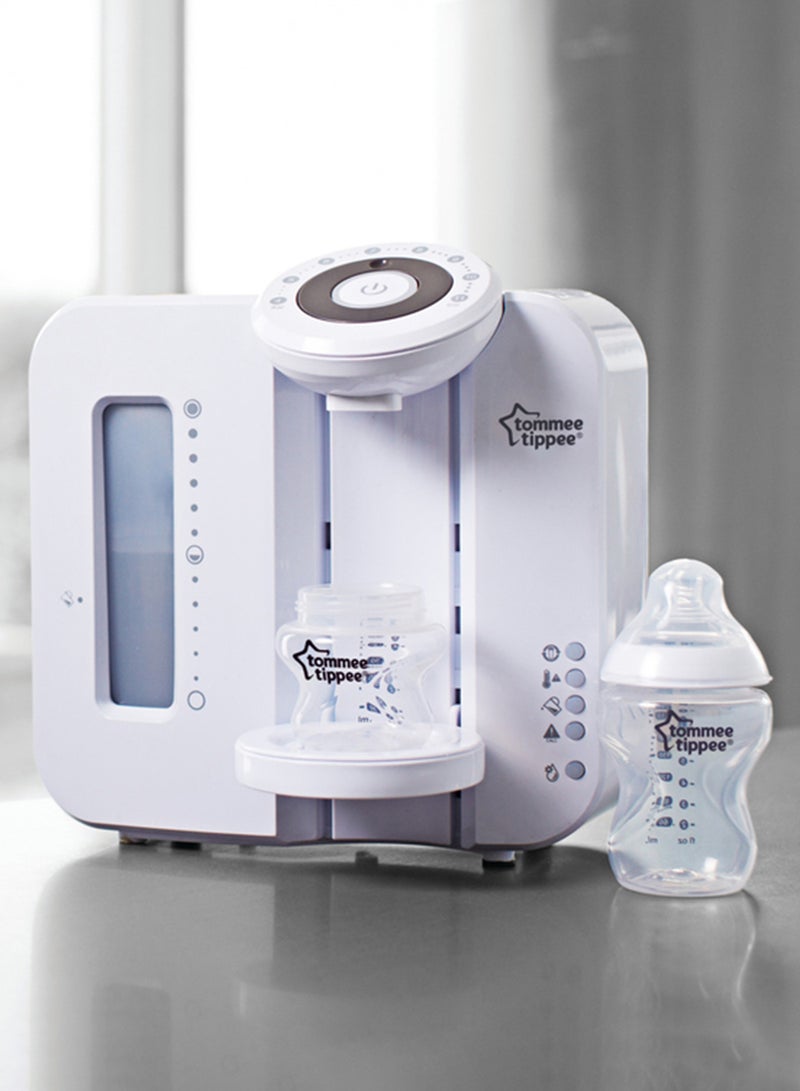 Perfect Prep Machine, Instant And Fast Baby Bottle Maker With Antibacterial Filter, White
