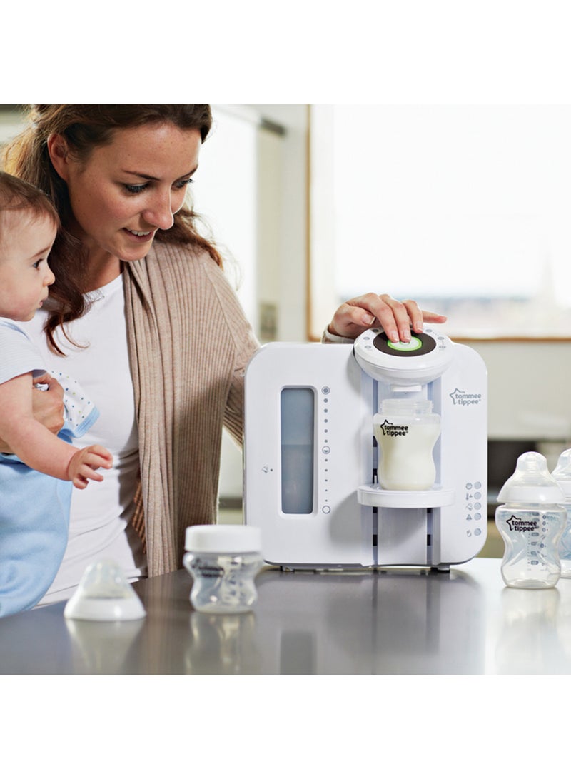 Perfect Prep Machine, Instant And Fast Baby Bottle Maker With Antibacterial Filter, White