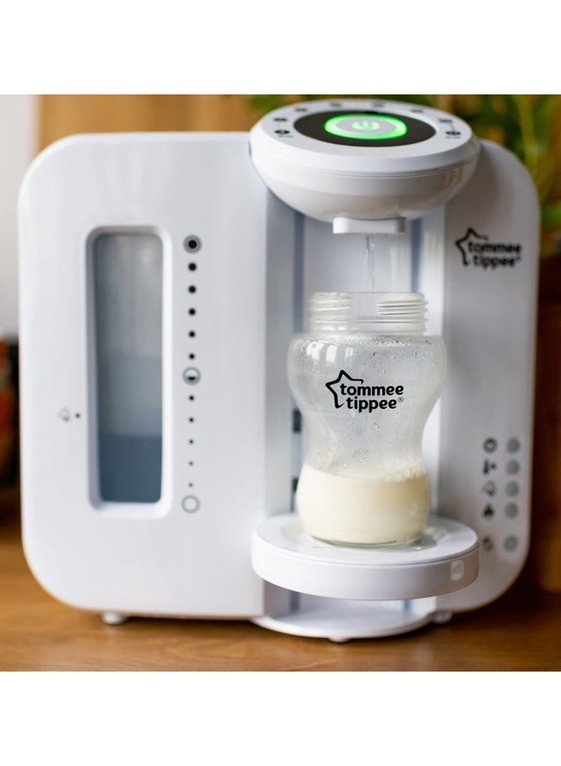 Perfect Prep Machine, Instant And Fast Baby Bottle Maker With Antibacterial Filter, White