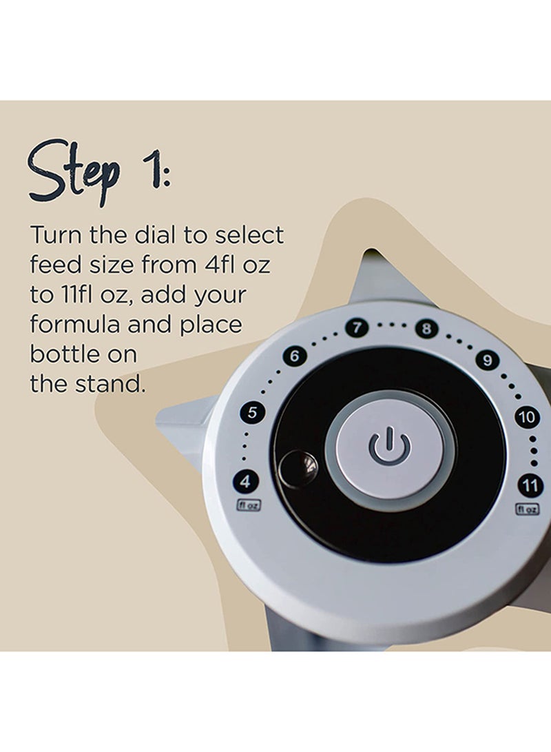 Perfect Prep Machine, Instant And Fast Baby Bottle Maker With Antibacterial Filter, White