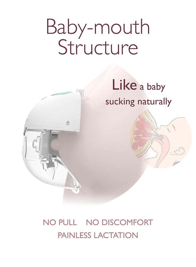 M5 Double Breast Pump, Electric, Hands Free, Portable Breast Pump with 3 Modes And 9 Levels