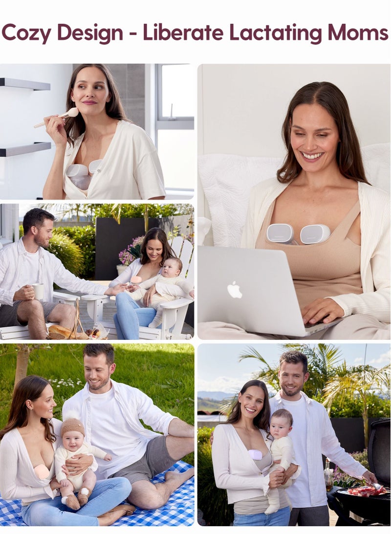 S9 Pro Double Breast Pump Electric , Wearable Breast Pump, LED Display,  2 Modes and 9 Levels