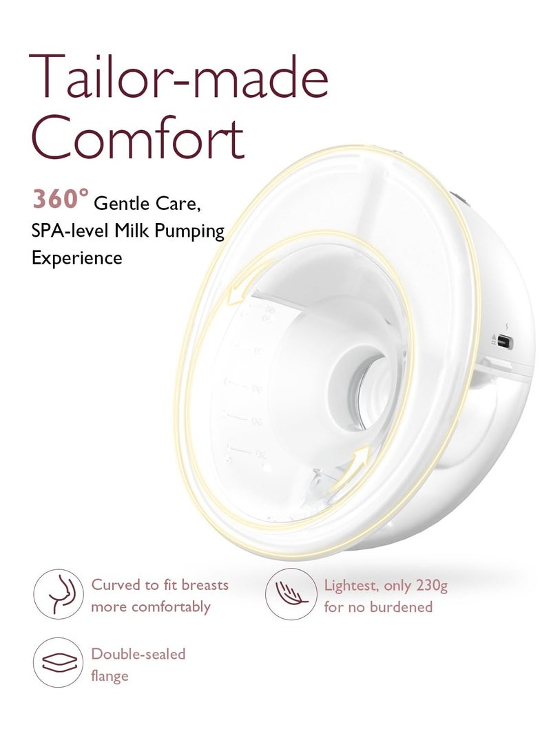 Electric, Hands Free, Portable M5 Single Breast Pump With 3 Modes And 9 Levels