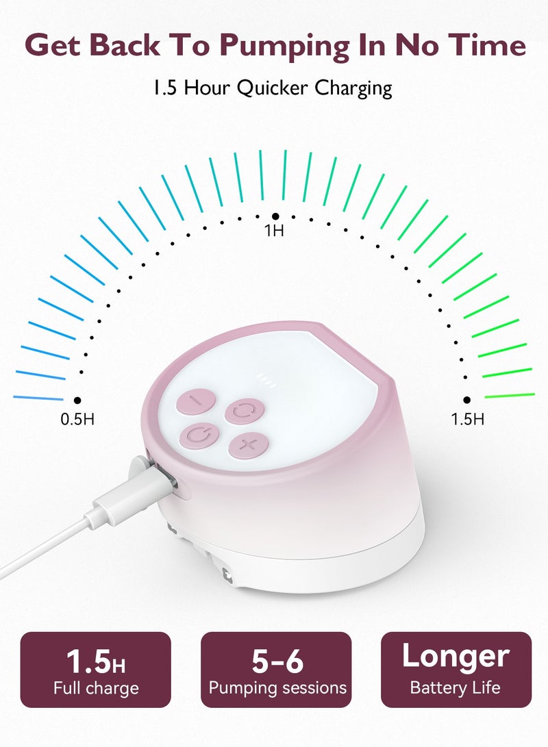S12 Pro Single Breast Pump Electric, Portable, Smart Display, 3 Modes 9 Levels