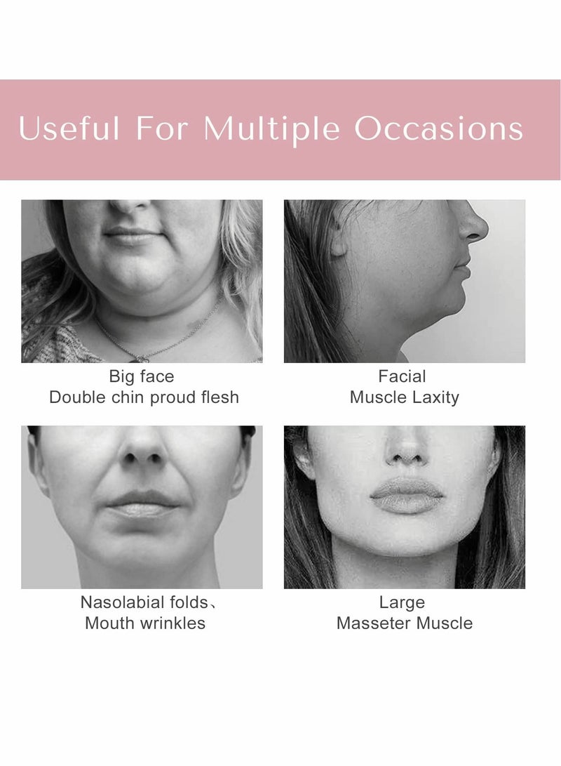 V-Shaped Slimming Face Mask, Double Chin Reducer Lift Tape, Jawline Shaper Strap Neck Tape Lifting Mask for Firming and Tightening Skin