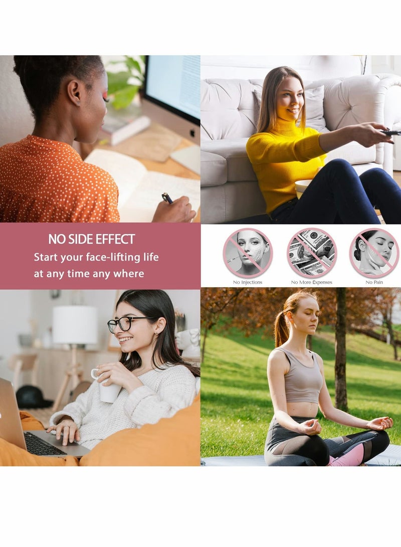 V-Shaped Slimming Face Mask, Double Chin Reducer Lift Tape, Jawline Shaper Strap Neck Tape Lifting Mask for Firming and Tightening Skin