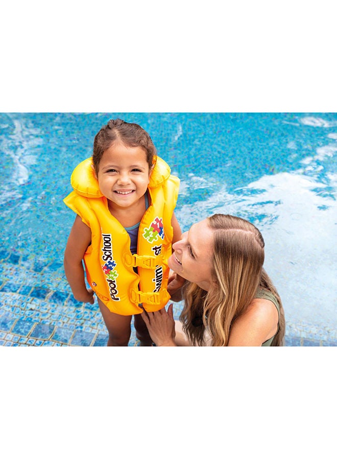 Pool School - Deluxe Swim Vest 50x47cm