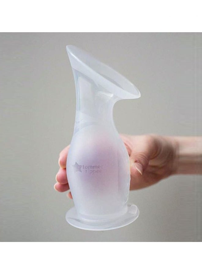 MadeFor Me Manual Silicone Breast Pump And Let-Down Catcher With Steriliser Bag