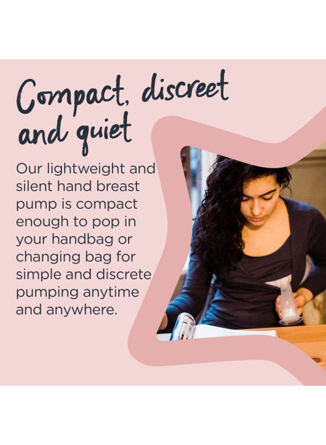 MadeFor Me Manual Silicone Breast Pump And Let-Down Catcher With Steriliser Bag