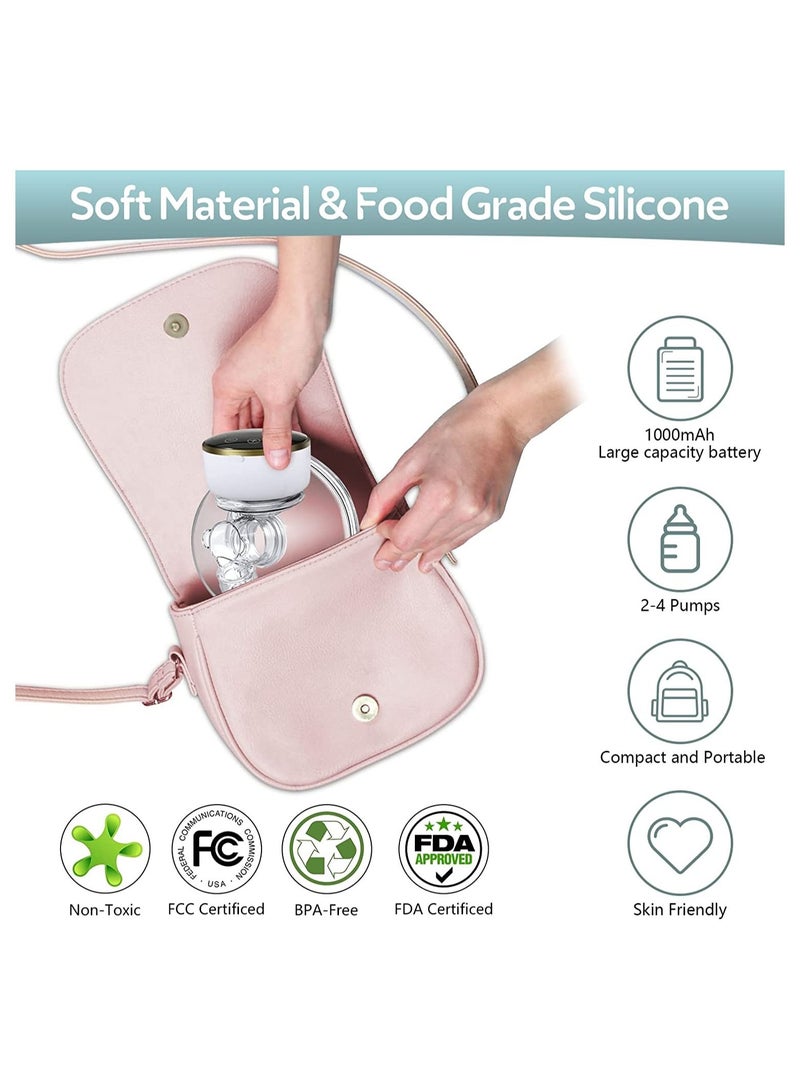 Wearable Electric Wireless Hands-Free Breast Pump With 3 Modes And  9 Levels Suction, Smart LCD Display, Massage And Pumping