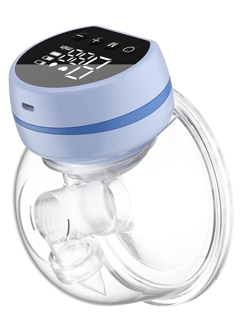 Electric, Wearable, Low Noise, Hands-Free Anti-Overflow Breast Pump With 3 Modes 9 Levels, Massage Milk Extractor Mode - 24 MM