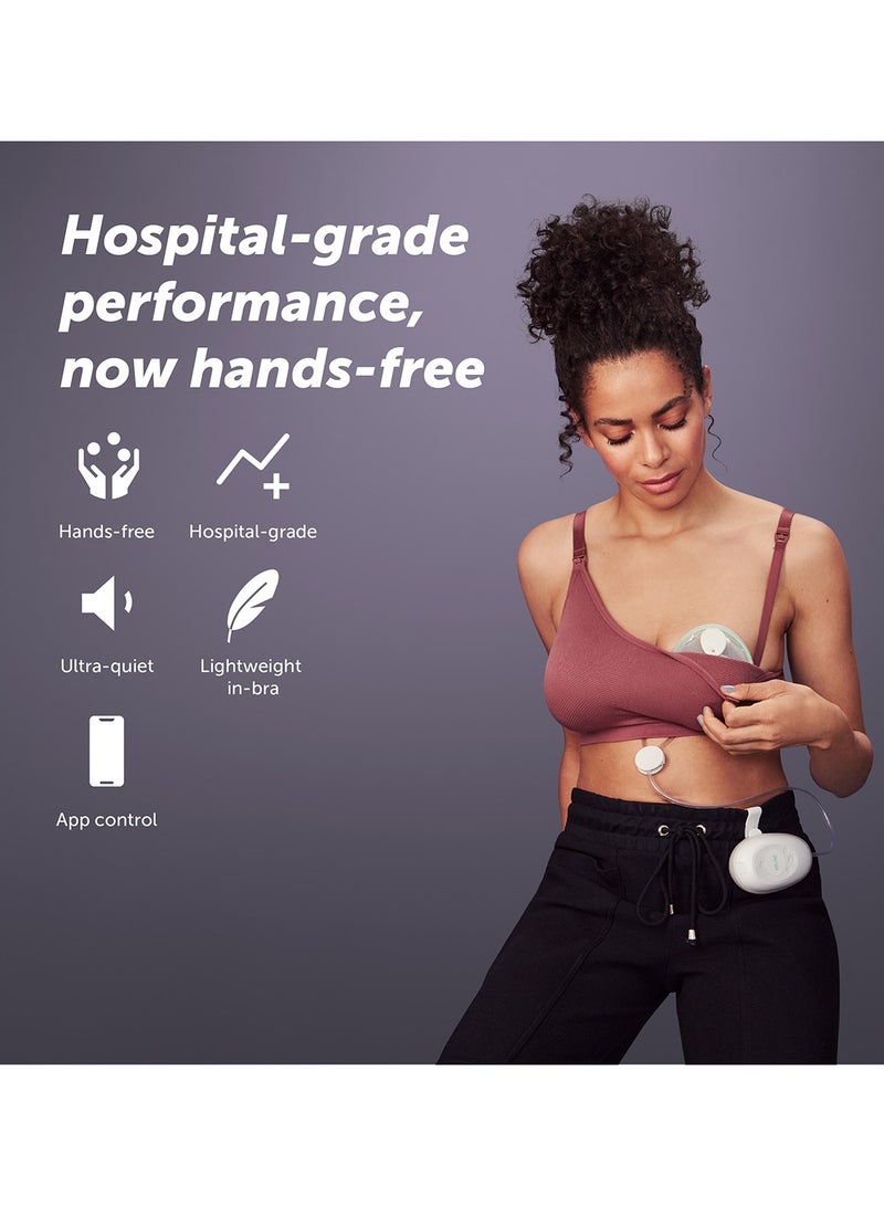 Stride Double Wearable Electric Breast Pump - Hospital-Grade | Hands-Free Wearable Electric Breast Pump with 2-Modes & 150 ml Capacity per Cup