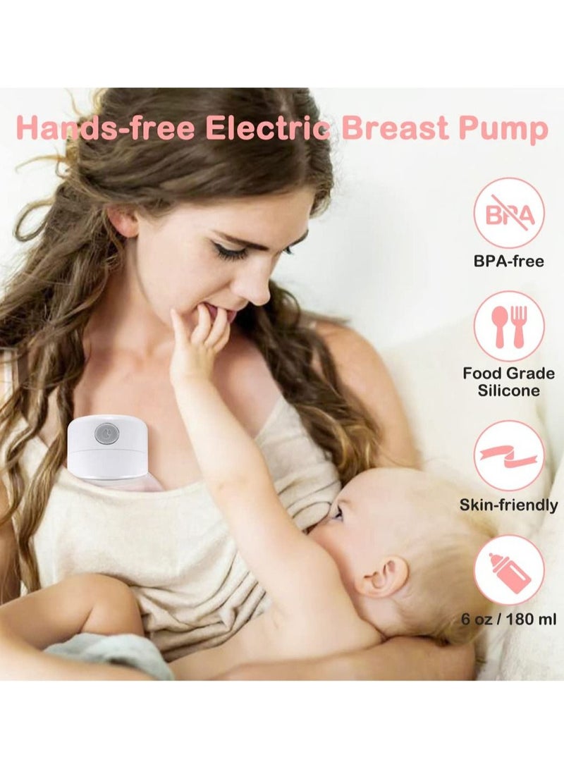 Hands Free, Wearable, Portable, Wireless Electric Breast  Breast Pump With 2 Mode And 9 Levels, 2 Pieces