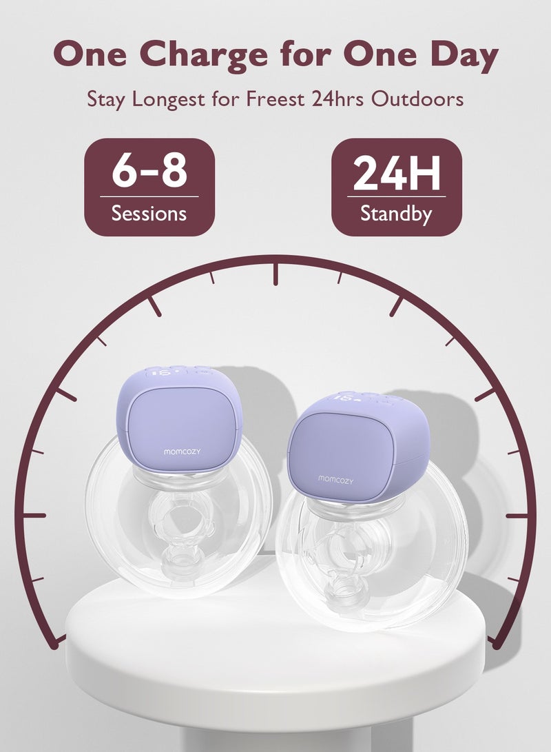 S9 Pro Wearable Breast Pump, Hands Free Electric Breast Pump of LED Display 24mm
