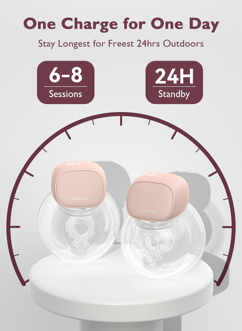 S9 Pro Wearable Breast Pump, Hands Free Electric Breast Pump of LED Display 24mm