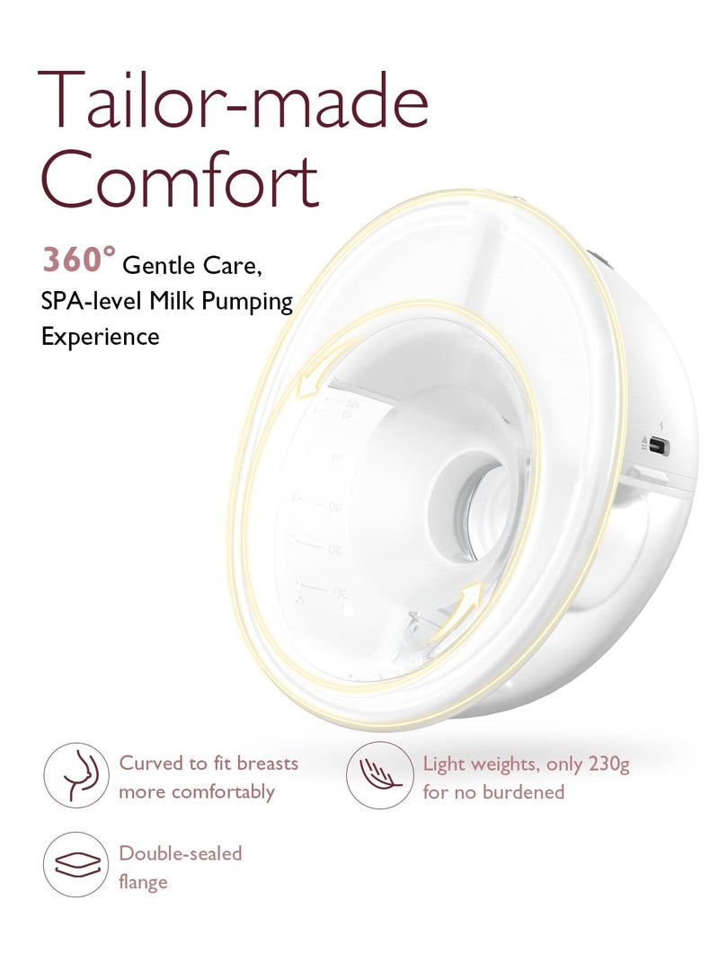 M5 Single Breast Pump Electric , Hands Free, Portable,  3 Modes and 9 Levels