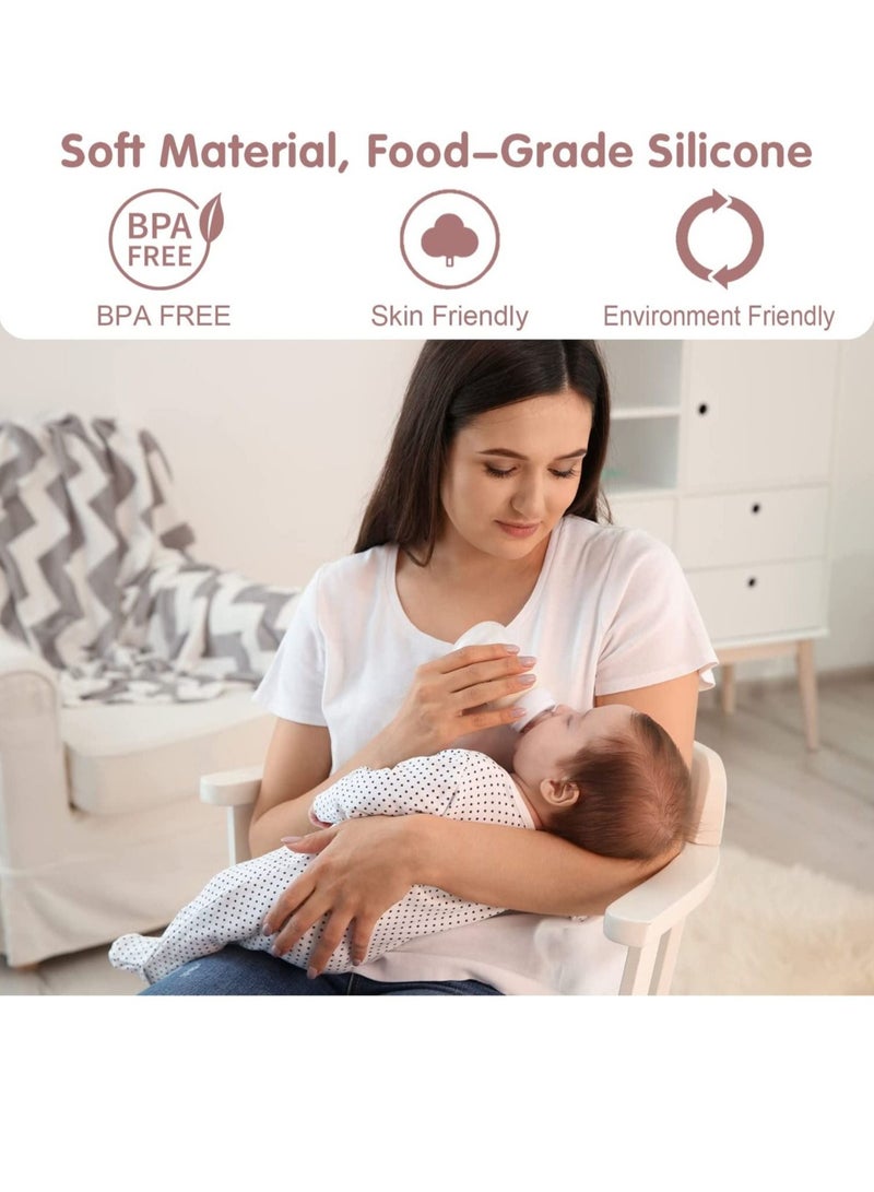 Wearable electric breast pump without hand assistance