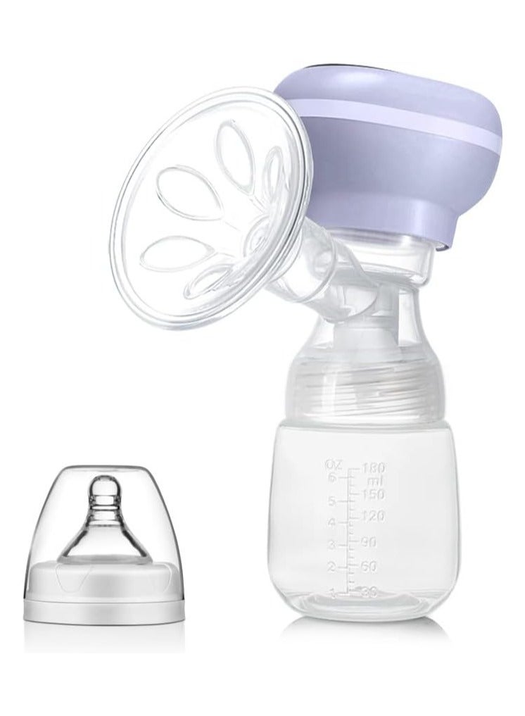 Set Of 2 breast pump fully automatic portable silent all-in-one Purple