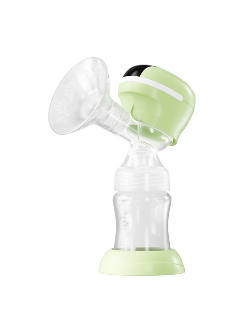 Set Of 2 breast pump fully automatic portable silent all-in-one Green