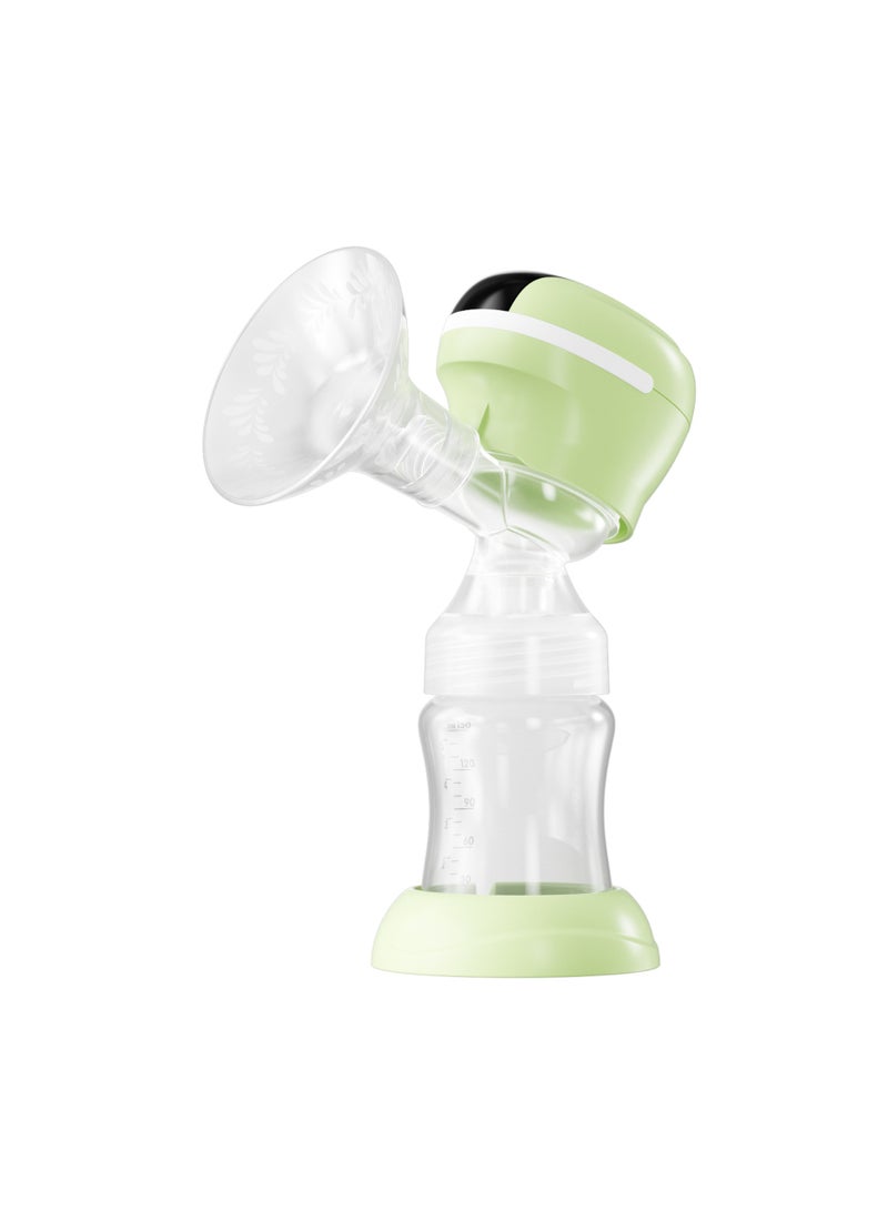 breast pump fully automatic portable silent all-in-one Green