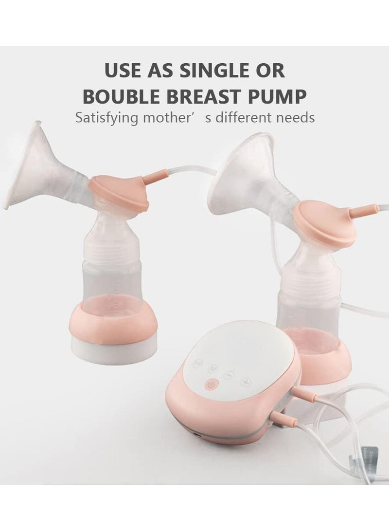 Electric breast pump portable silicone massage milking machine Green
