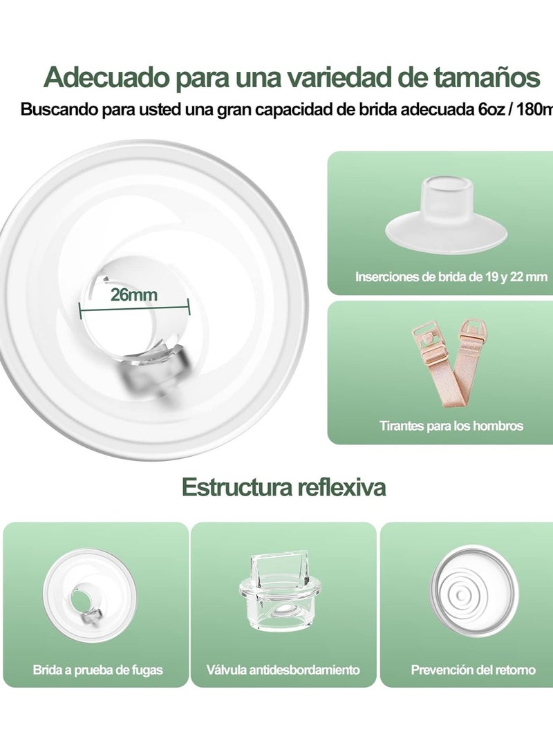 Set Of 2 All-in-one breast pump portable breast milk collector fully automatic