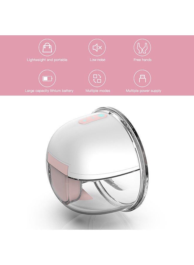 YOUHA YH-7006 Wearable Hands Free Electric Breast Pump Silent Invisible Breast Pump 3 Modes 9 Levels of Suction 150ML Large Capacity with 24mm/28mm  Carrying Bag for Home Travel