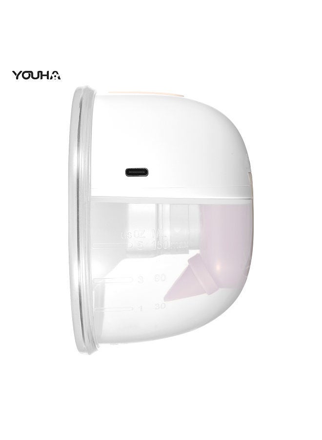 YOUHA YH-7006 Wearable Hands Free Electric  Pump Silent Invisible  Pump 3 Modes 9 Levels of Suction 150ML Large Capacity with 24mm/28mm  Carrying Bag for Home Travel