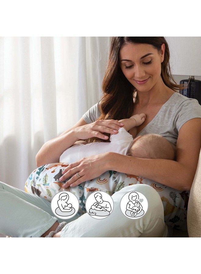 Boppy Original Support Nursing Pillow Cover Spice Woodland Cotton Blend Cover Fits All Boppy Original Nursing Supports For Breastfeeding Bottle Feeding And Bonding Cover Only
