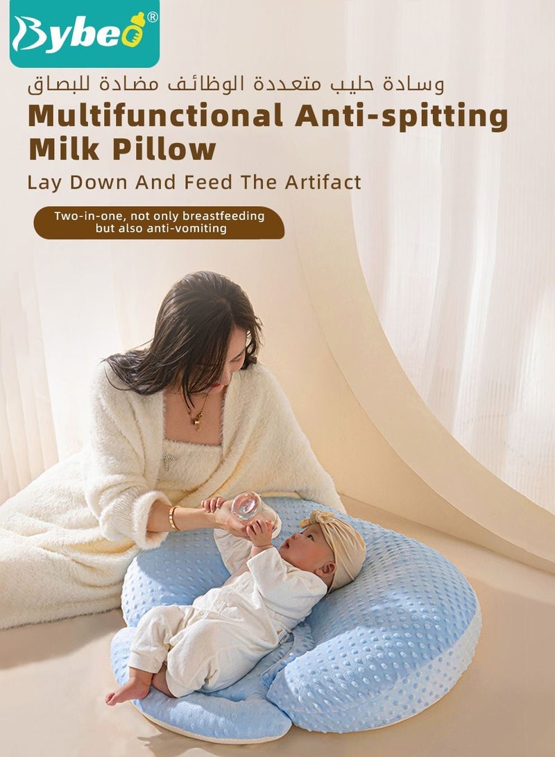 Baby Nursing Pillow & Body Positioner with Premium Material for Breastfeeding and Bottle Feeding, Infant Sitting Support to Babies Boys and Girls
