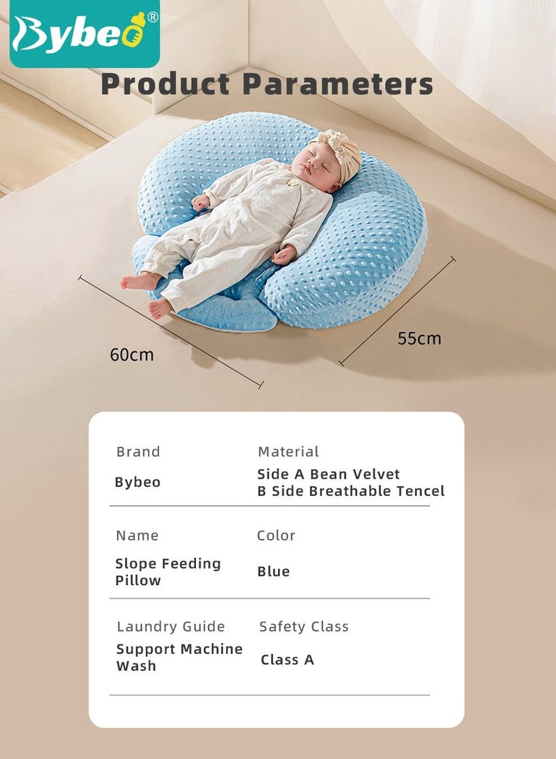 Baby Nursing Pillow & Body Positioner with Premium Material for Breastfeeding and Bottle Feeding, Infant Sitting Support to Babies Boys and Girls