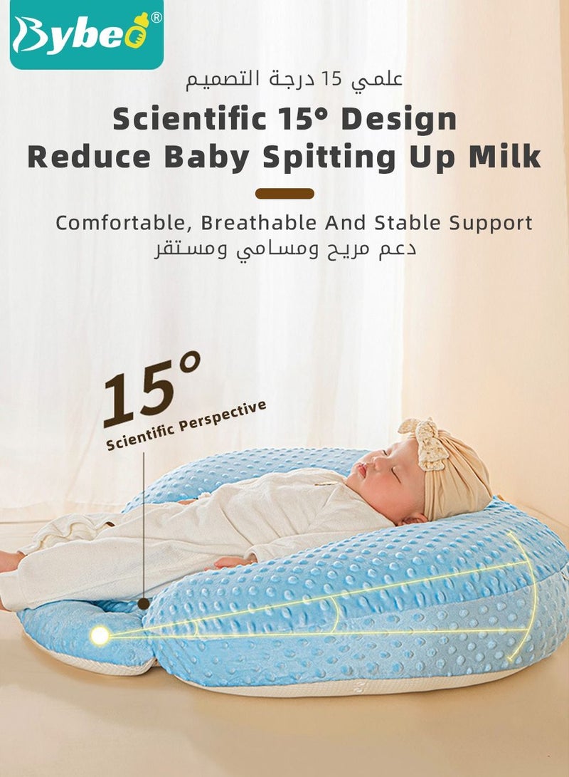 Baby Nursing Pillow & Body Positioner with Premium Material for Breastfeeding and Bottle Feeding, Infant Sitting Support to Babies Boys and Girls