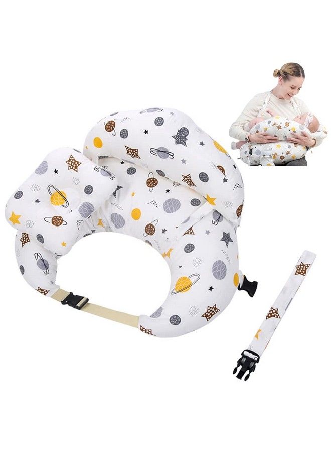 Baby Feeding Pillow For Mom Breastfeeding Nursing Pillow With Infant Support Cushion Multi Nursing Pad With Removable Neck Belt For Mom