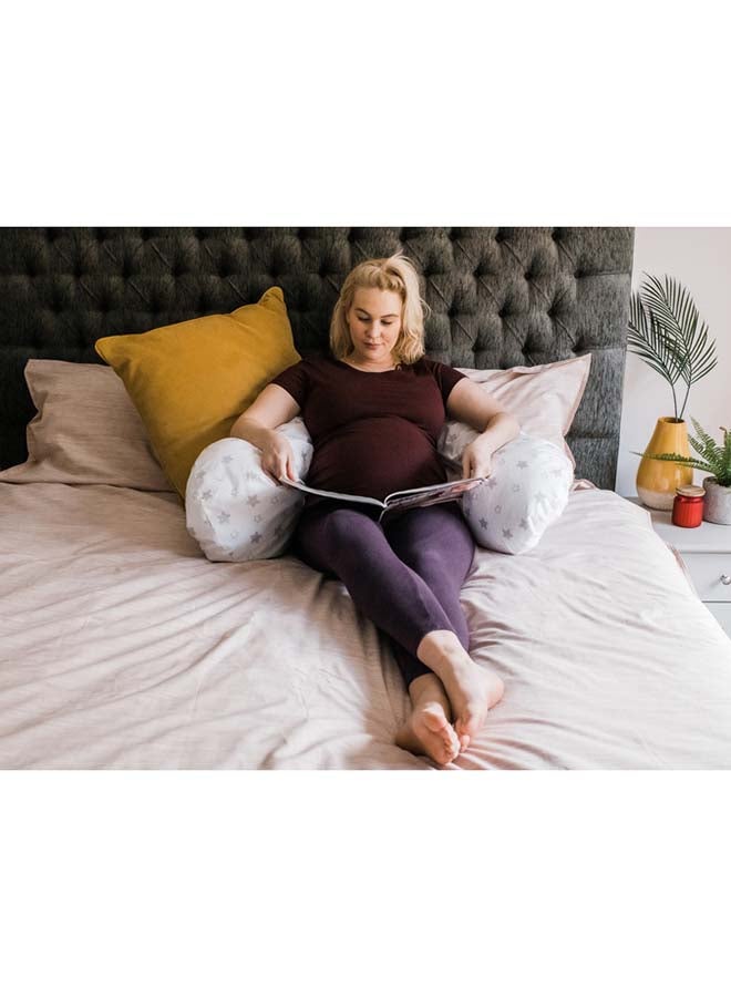 Pack Of 1 Made For Me Pregnancy And Breastfeeding Pillow Support, White