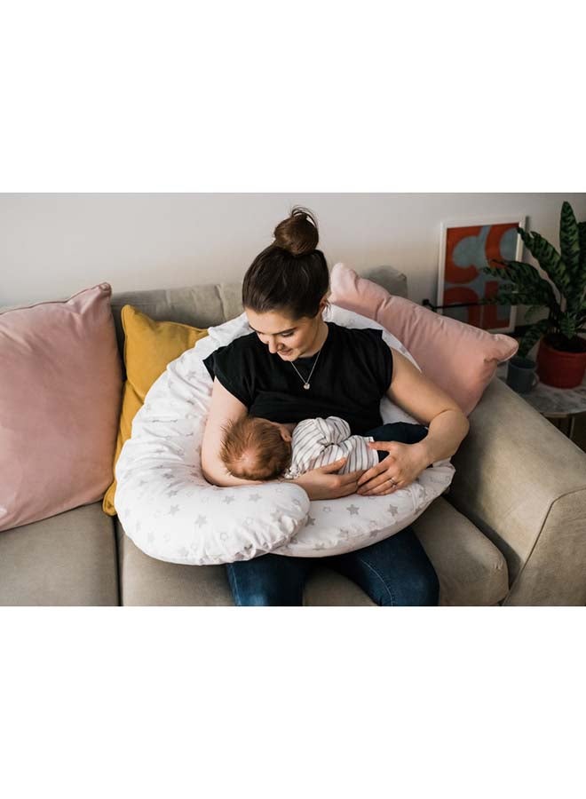 Pack Of 1 Made For Me Pregnancy And Breastfeeding Pillow Support, White