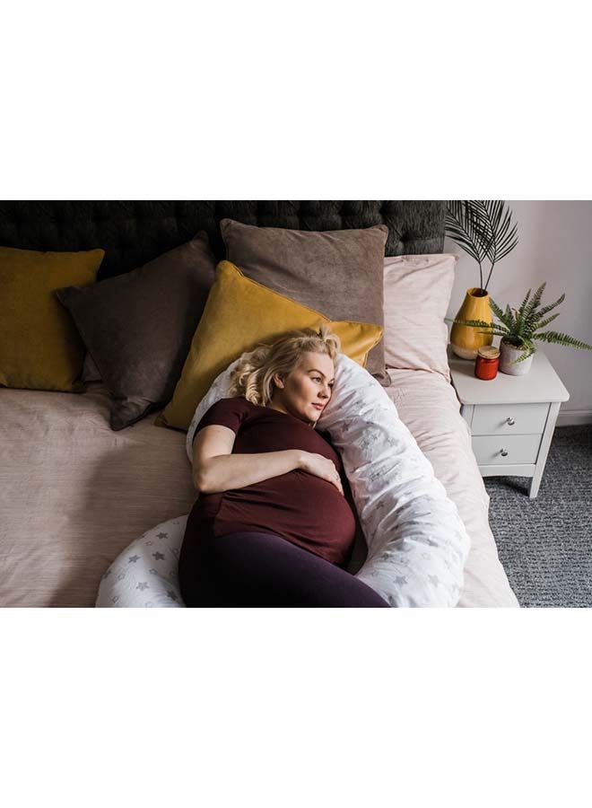 Pack Of 1 Made For Me Pregnancy And Breastfeeding Pillow Support, White