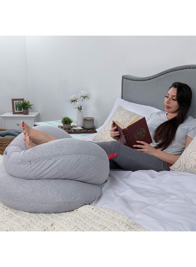 C Shape Pregnancy Poly Pillow - Jersey