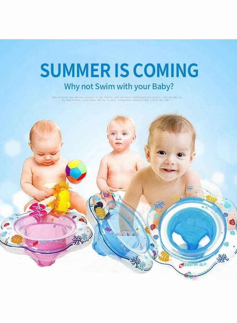 Baby Paddling Pool Ring, Baby Swimming Ring Tube Safety Infant Float Circle for Newborn Baby from 0 Months to 18 Months, Baby Swimming Float, Made of Skin-Friendly PVC