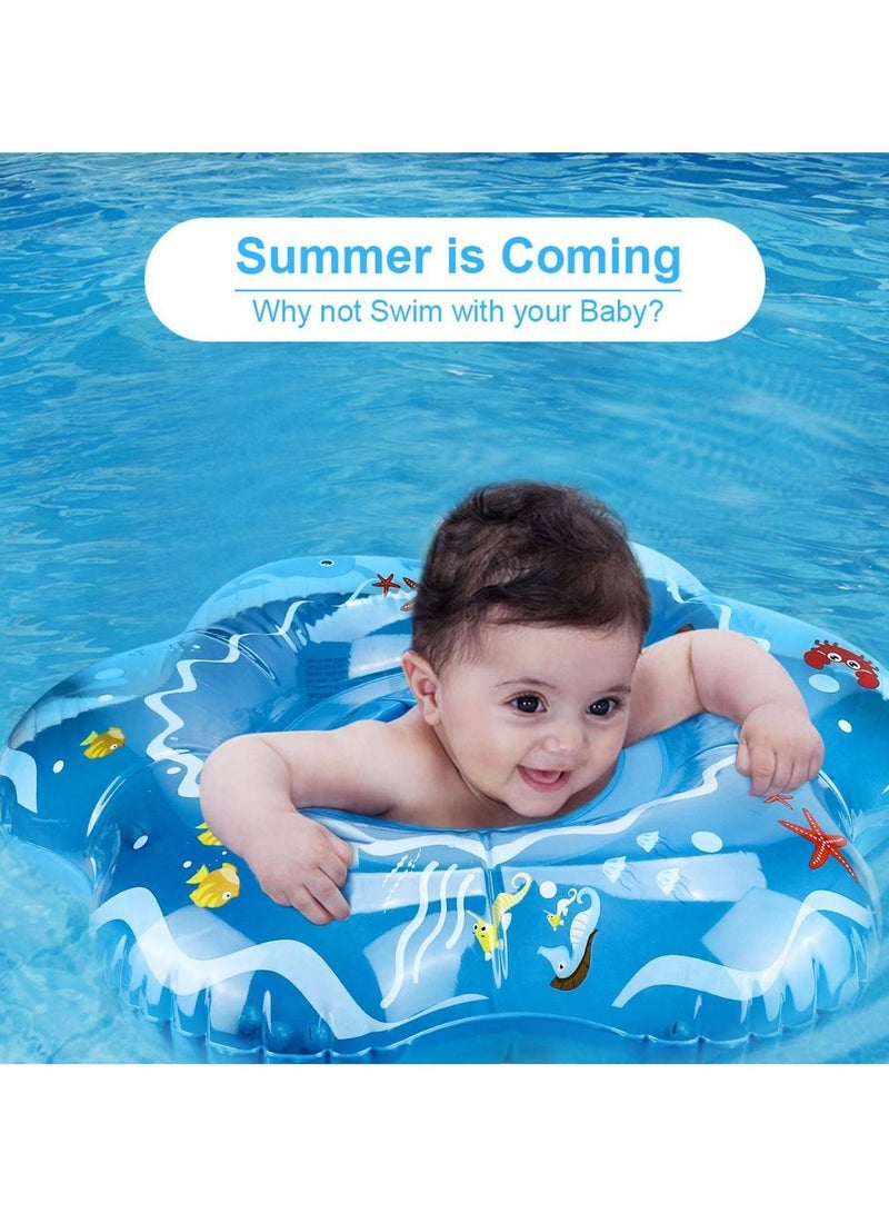 Baby Paddling Pool Ring, Baby Swimming Ring Tube Safety Infant Float Circle for Newborn Baby from 0 Months to 18 Months, Baby Swimming Float, Made of Skin-Friendly PVC